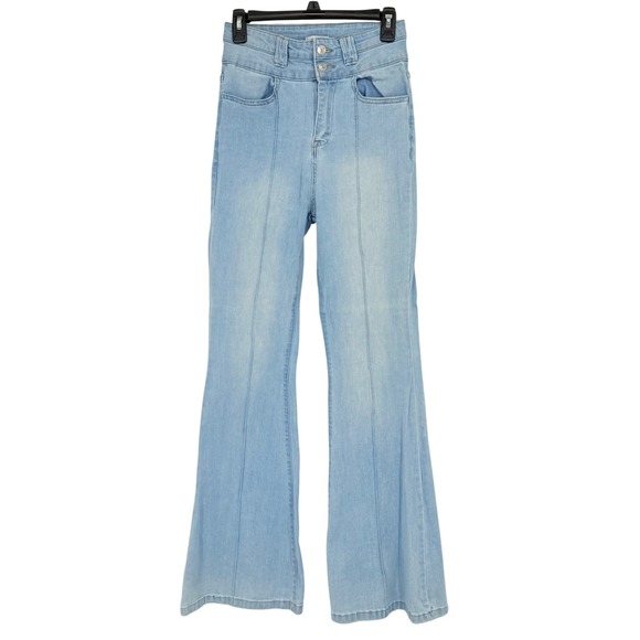 Forever 21 Premium High-Waist Flare Leg Y2K Jeans Women's‎ Size 28 - Picture 1 of 8